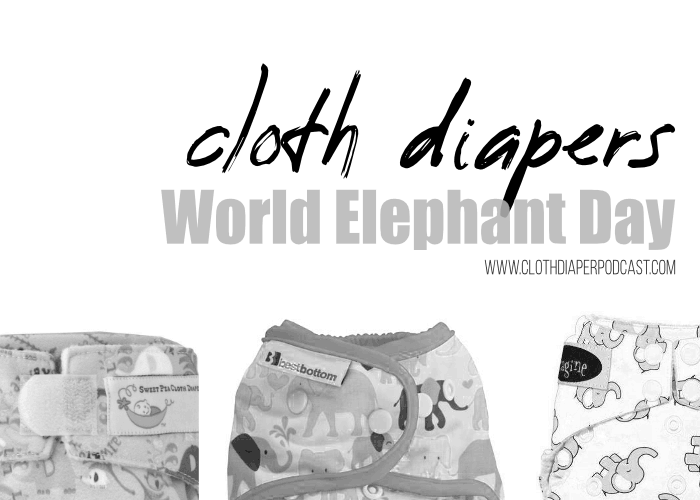 Cloth Diapers for World Elephant Day