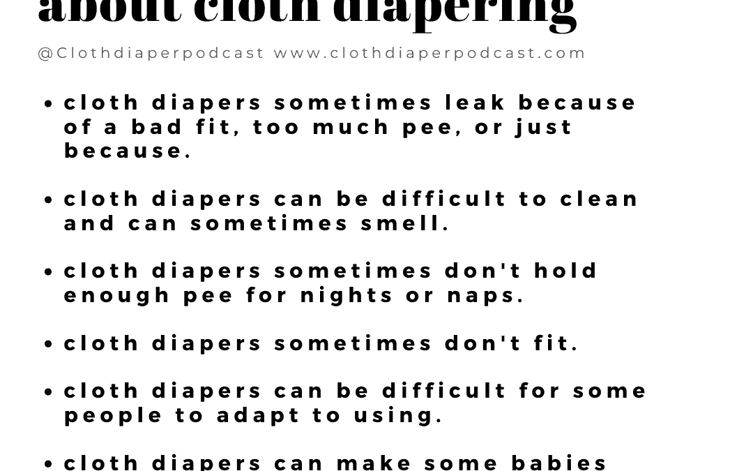 Things that really suck about cloth diapering