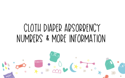 Cloth Diaper Absorbency List